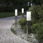 Bollard Lights with Sensor 3 pcs 50 cm Stainless Steel IP44