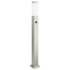 Bollard Lights with Sensor 3 pcs 80 cm Stainless Steel IP44