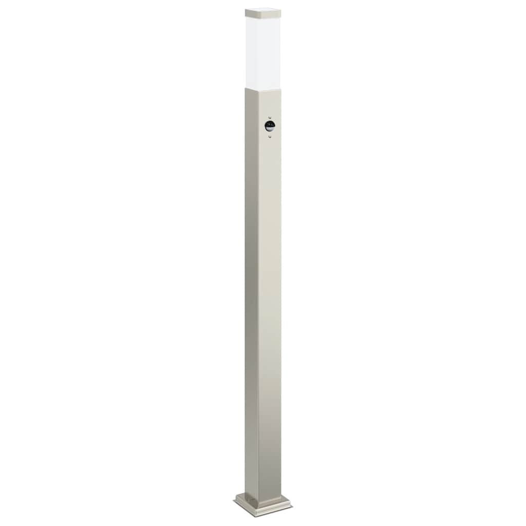 Bollard Light with Sensor 110 cm Stainless Steel IP44
