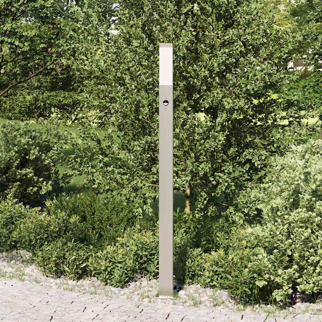 Bollard Light with Sensor 110 cm Stainless Steel IP44