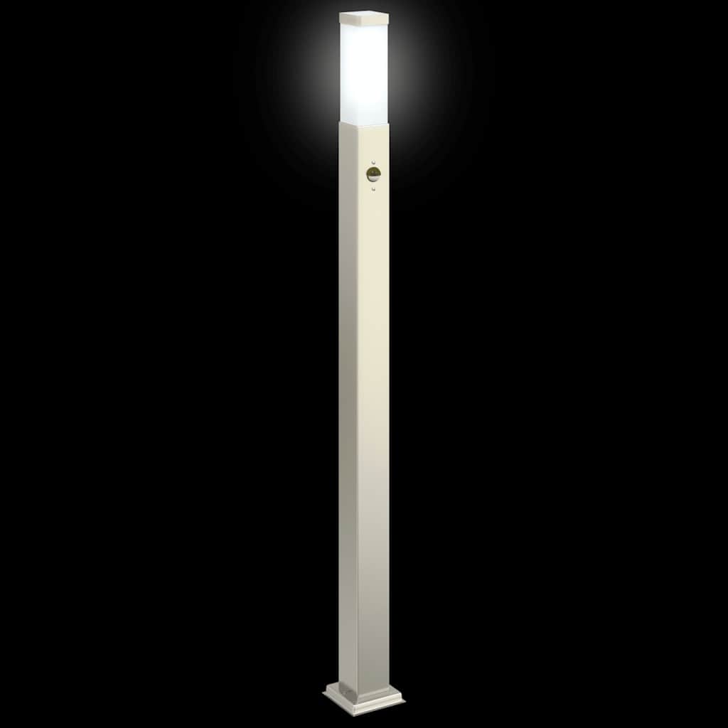 Bollard Light with Sensor 110 cm Stainless Steel IP44