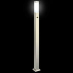 Bollard Lights with Sensor 3 pcs 110 cm Stainless Steel IP44