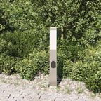 Bollard Light with Outlet 50 cm Stainless Steel IP44