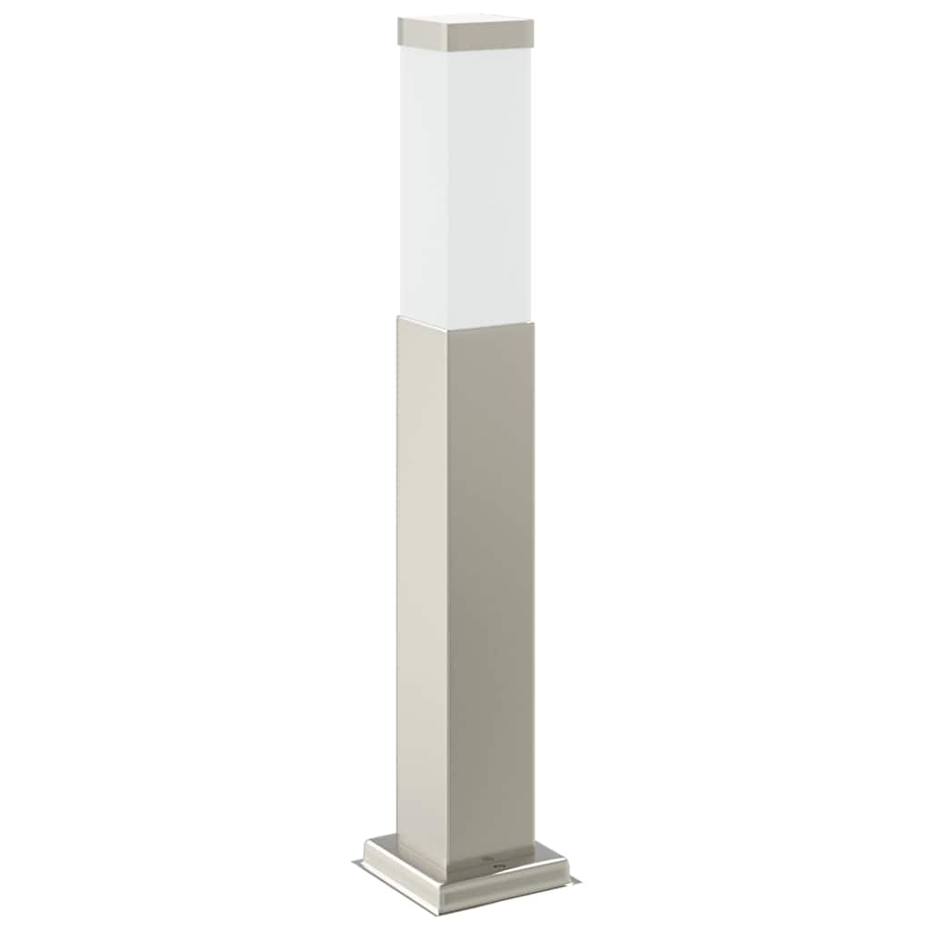 Bollard Light with Outlet 50 cm Stainless Steel IP44