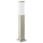 Bollard Light with Outlet 50 cm Stainless Steel IP44