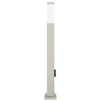 Bollard Light with Outlet 80 cm Stainless Steel IP44