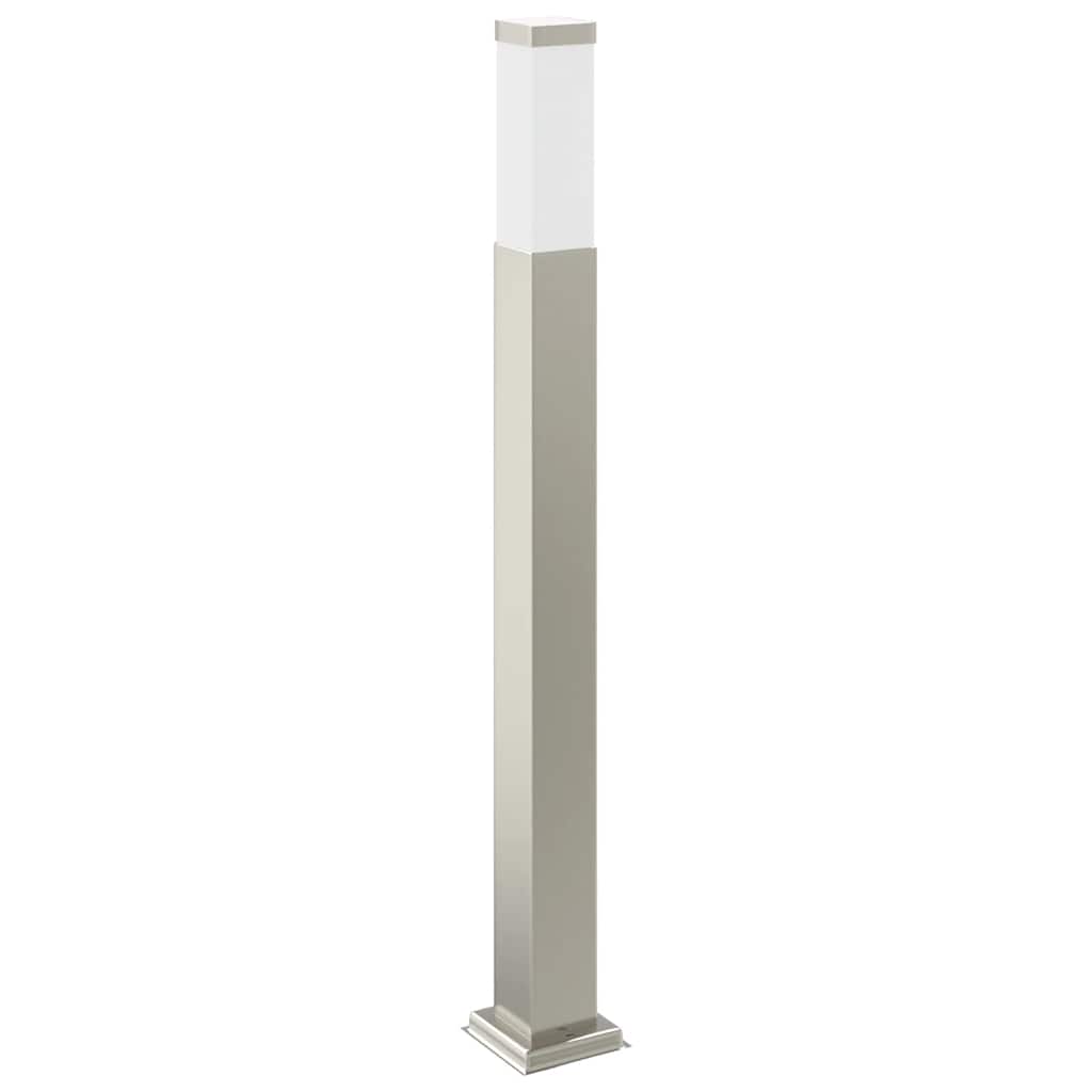 Bollard Light with Outlet 80 cm Stainless Steel IP44