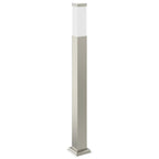 Bollard Light with Outlet 80 cm Stainless Steel IP44