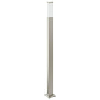 Bollard Light with Outlet 110 cm Stainless Steel IP44