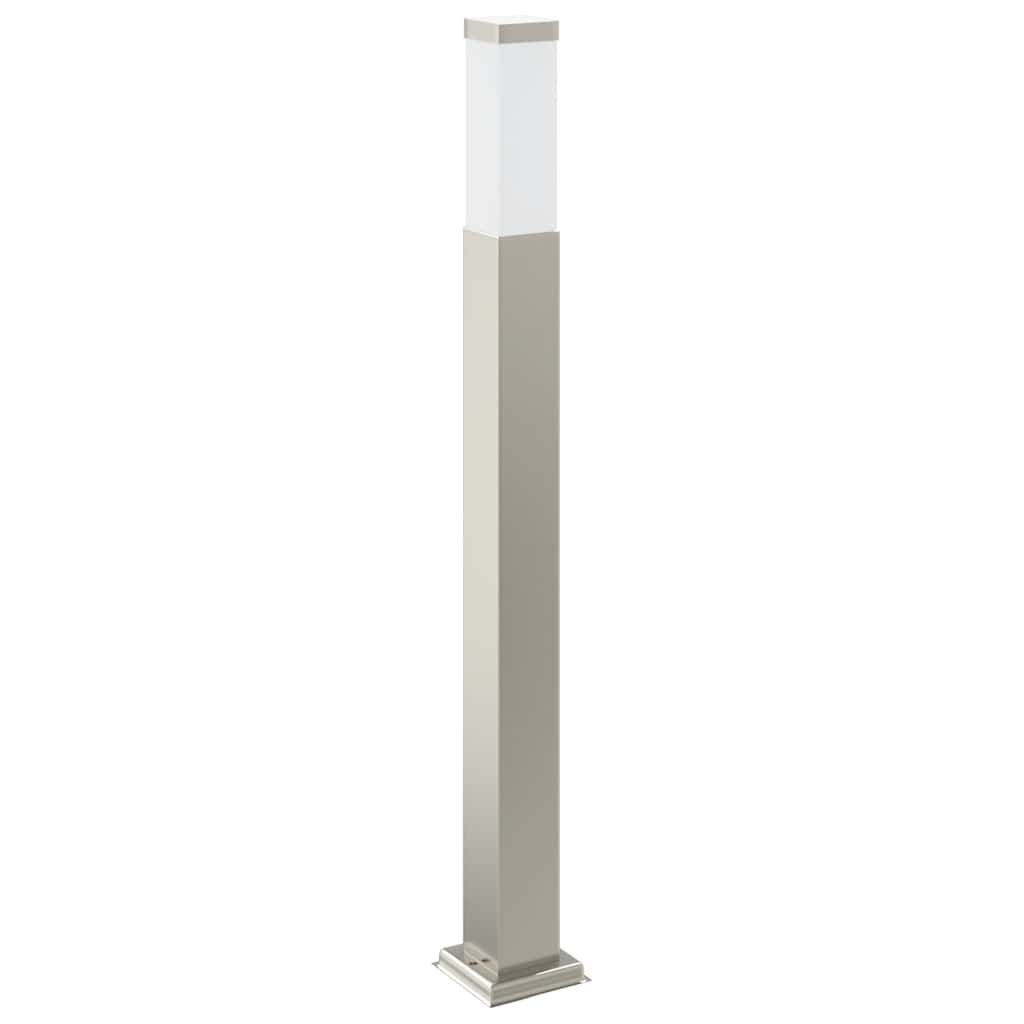 Bollard Light with Sensor&Outlet 80 cm Stainless Steel IP44