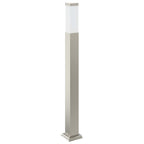 Bollard Light with Sensor&Outlet 80 cm Stainless Steel IP44