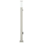 Bollard Light with Sensor&Outlet 110 cm Stainless Steel IP44
