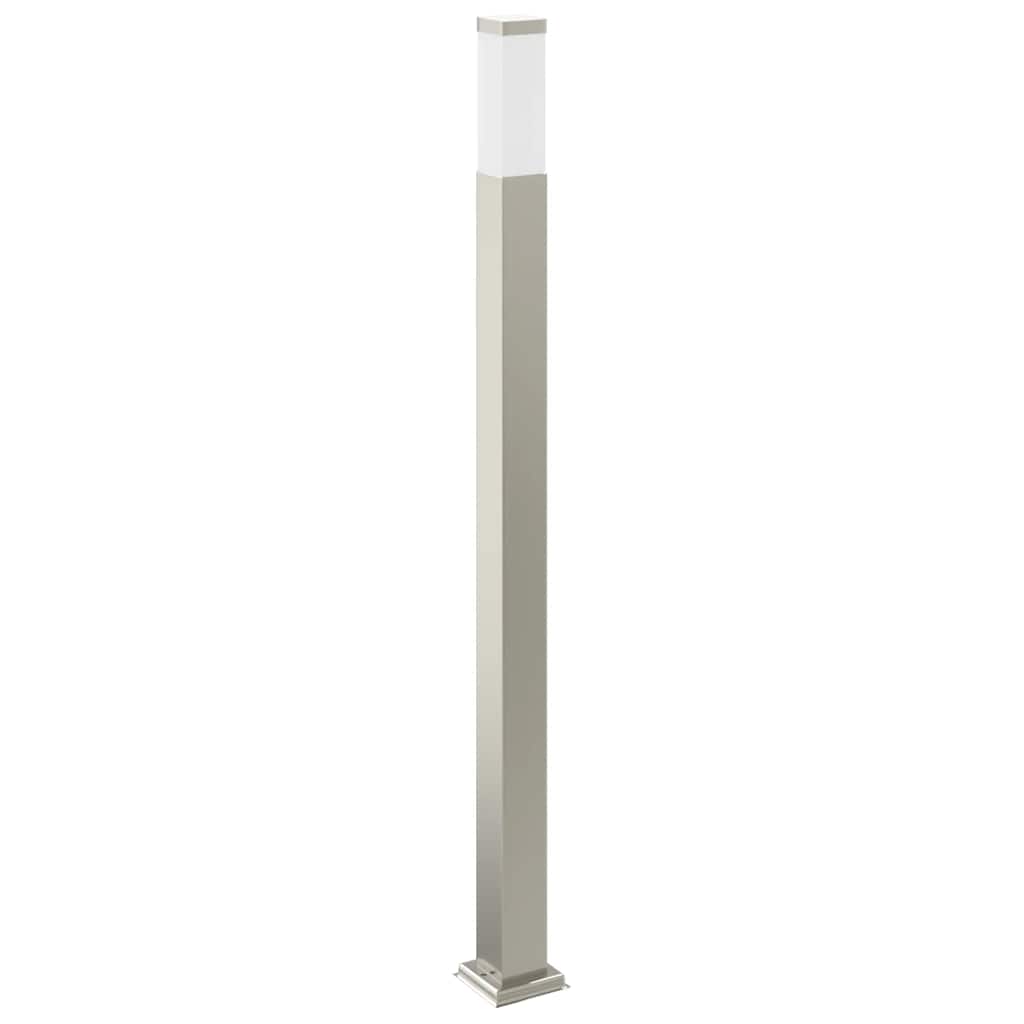 Bollard Light with Sensor&Outlet 110 cm Stainless Steel IP44
