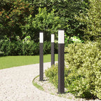 Bollard Lights 3 pcs 80 cm Black IP44