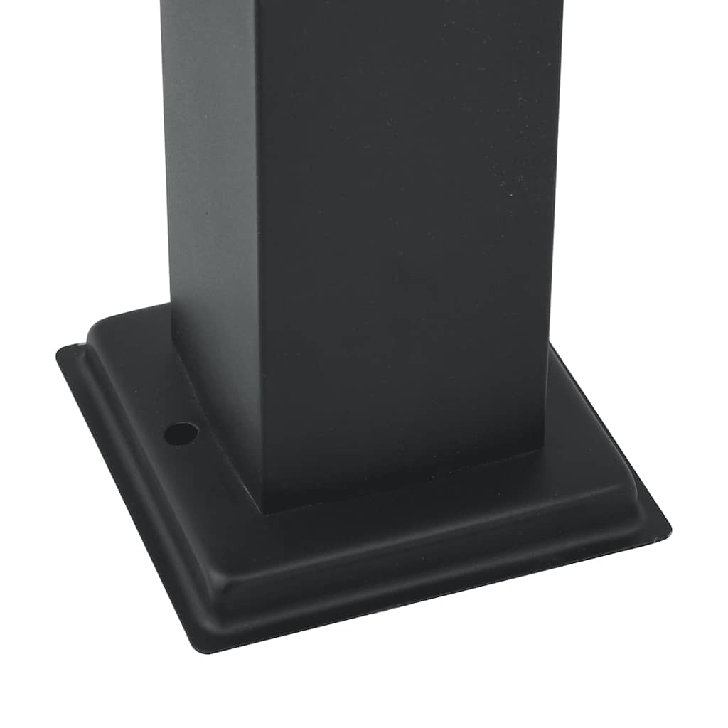 Bollard Lights 3 pcs 80 cm Black IP44