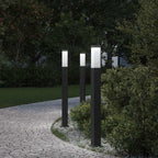 Bollard Lights 3 pcs 80 cm Black IP44