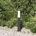 Bollard Light with Sensor 50 cm Black IP44