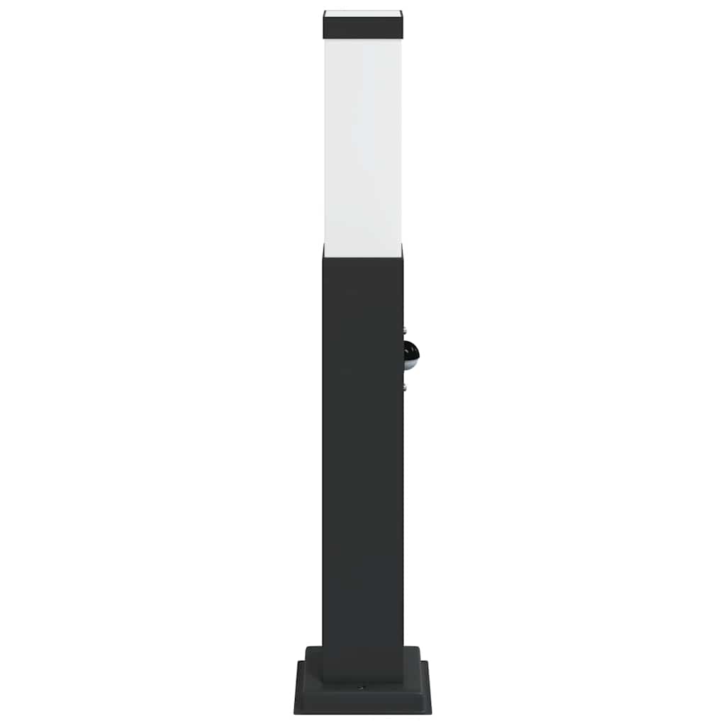 Bollard Light with Sensor 50 cm Black IP44