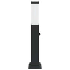 Bollard Light with Sensor 50 cm Black IP44