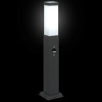Bollard Light with Sensor 50 cm Black IP44