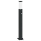 Bollard Light with Sensor 80 cm Black IP44