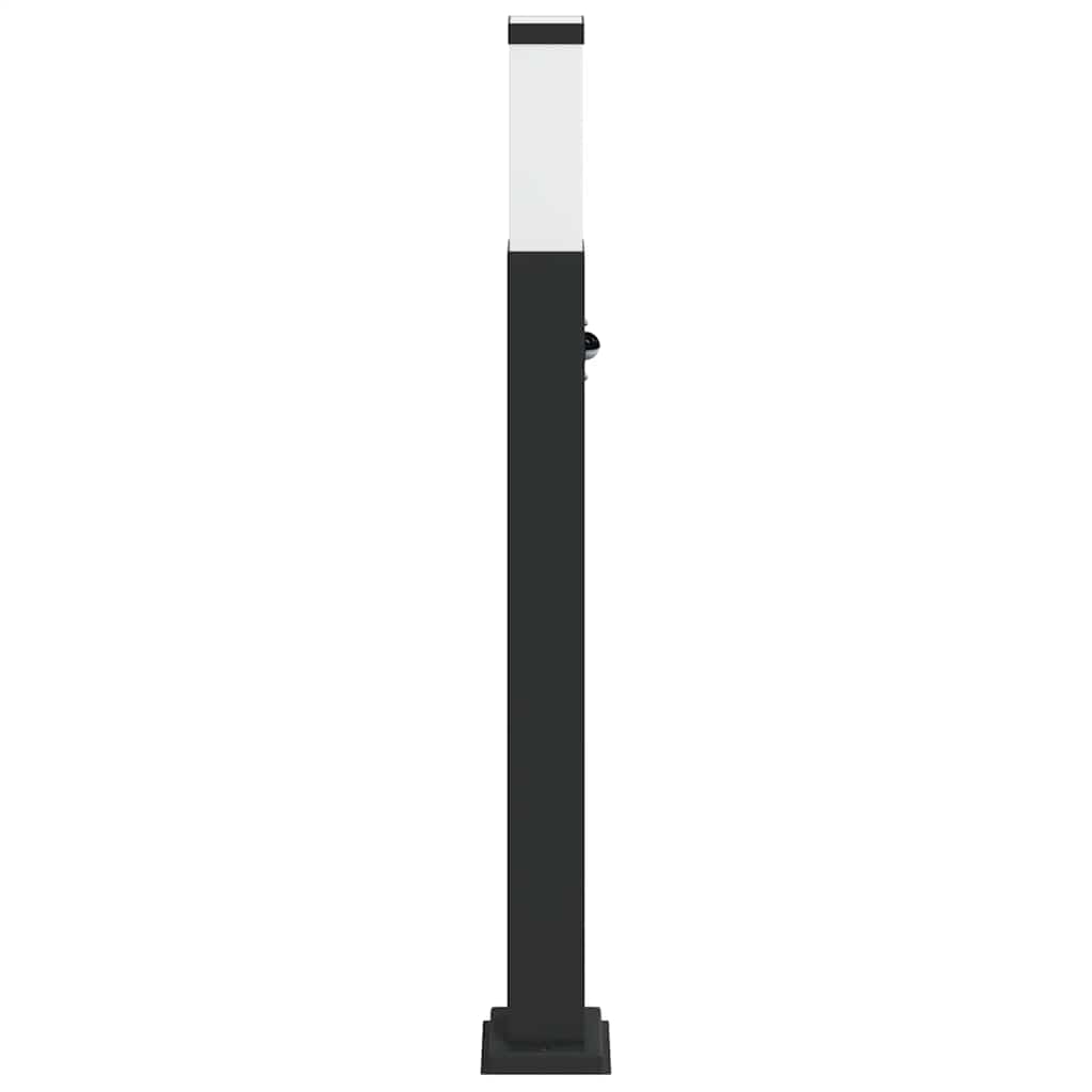 Bollard Light with Sensor 80 cm Black IP44
