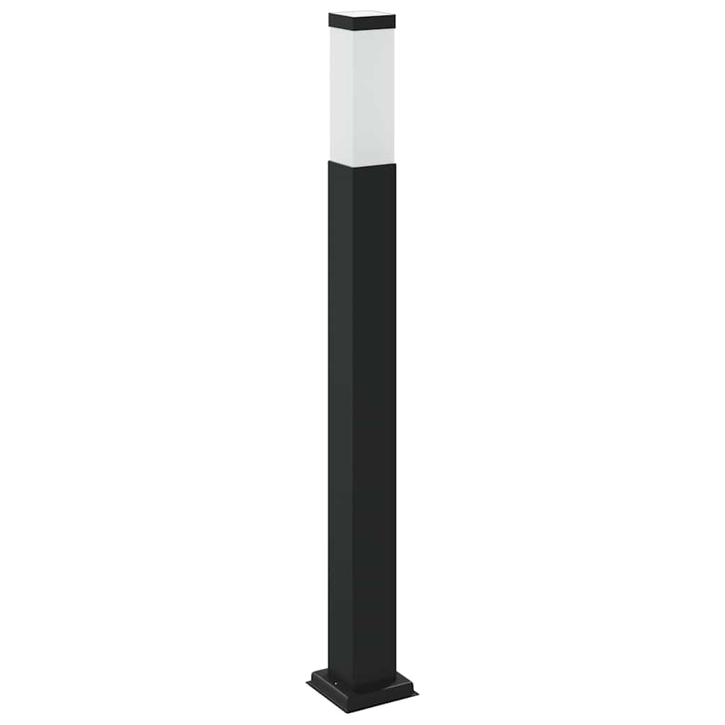 Bollard Light with Sensor 80 cm Black IP44