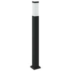 Bollard Light with Sensor 80 cm Black IP44