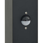 Bollard Light with Sensor 80 cm Black IP44
