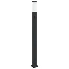 Bollard Light with Sensor 110 cm Black IP44