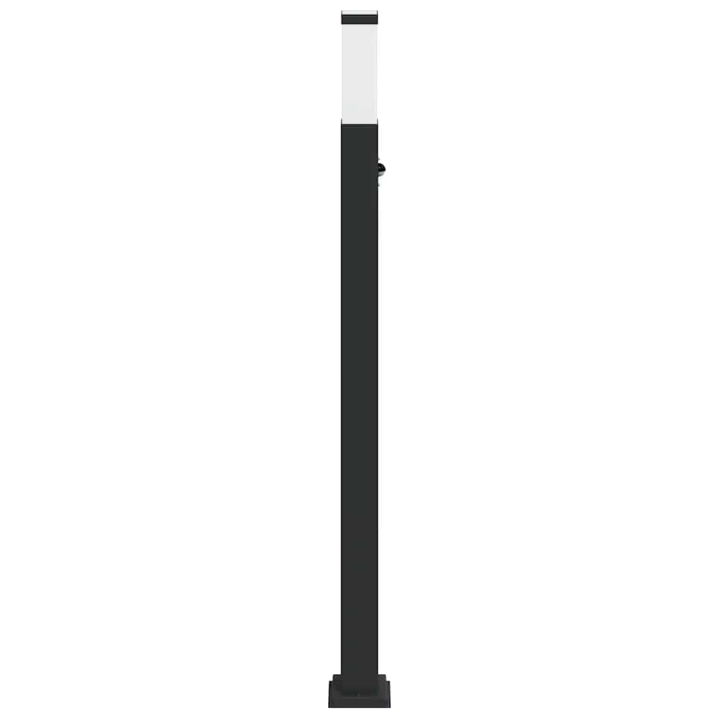 Bollard Light with Sensor 110 cm Black IP44