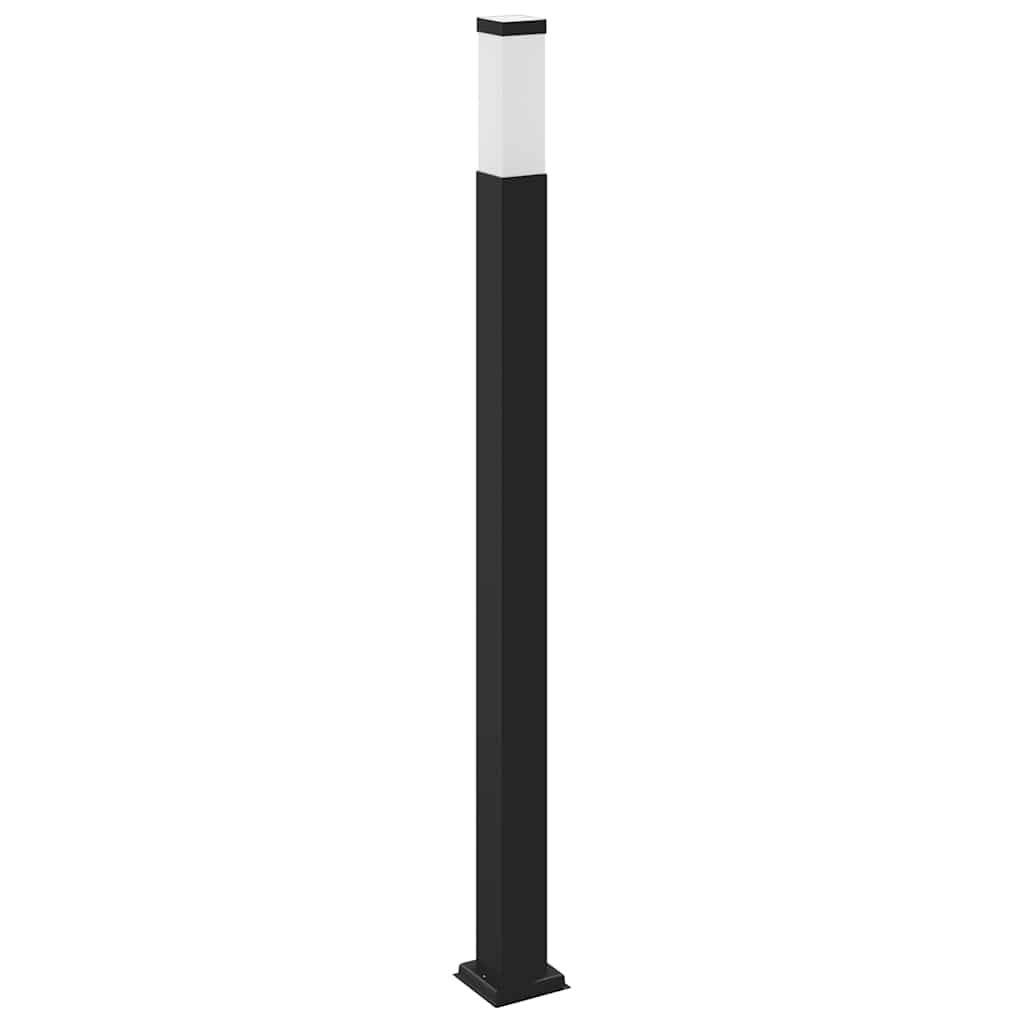 Bollard Light with Sensor 110 cm Black IP44