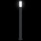 Bollard Light with Sensor 110 cm Black IP44
