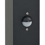 Bollard Light with Sensor 110 cm Black IP44