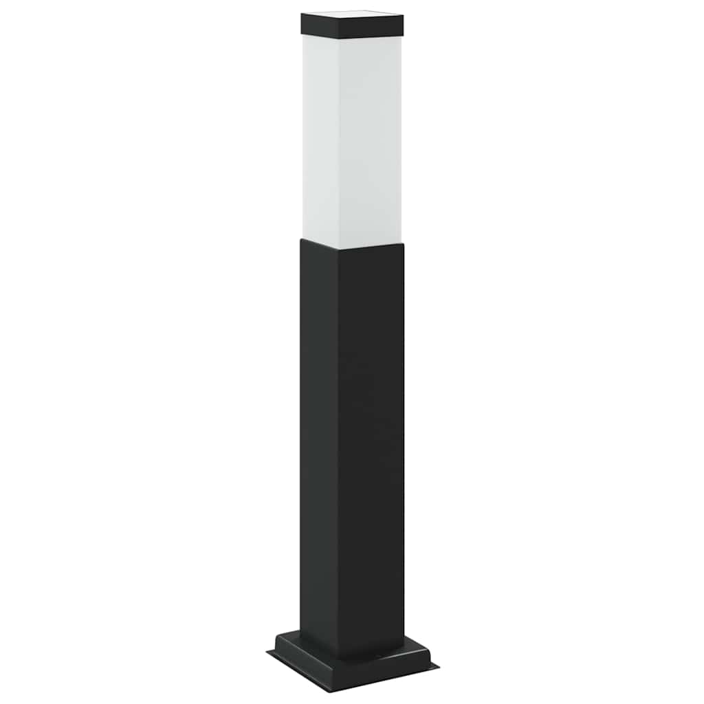 Bollard Light with Outlet 50 cm Black IP44