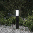 Bollard Light with Outlet 50 cm Black IP44