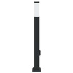 Bollard Light with Outlet 80 cm Black IP44
