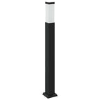 Bollard Light with Outlet 80 cm Black IP44