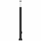 Bollard Light with Outlet 110 cm Black IP44