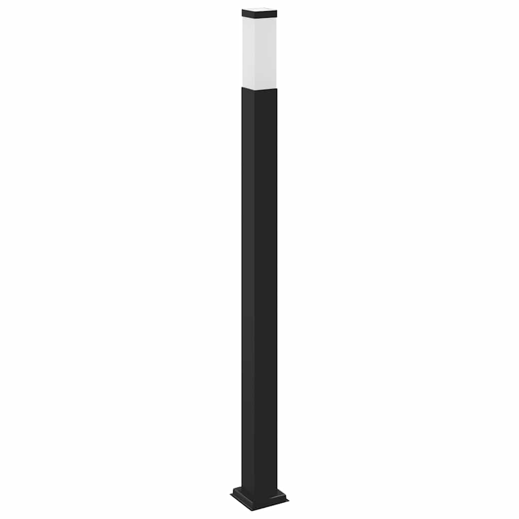 Bollard Light with Outlet 110 cm Black IP44