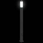 Bollard Light with Outlet 110 cm Black IP44