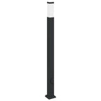Bollard Lights with Outlet 3 pcs 110 cm Black IP44