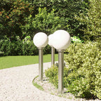 Bollard Lights 3 pcs 80 cm Stainless Steel IP44