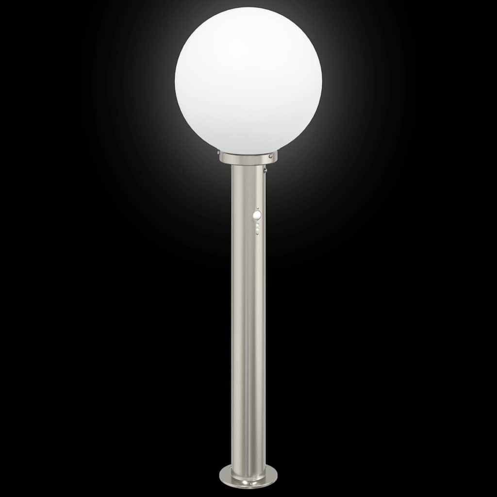 Bollard Light with Sensor 80 cm Stainless Steel IP44
