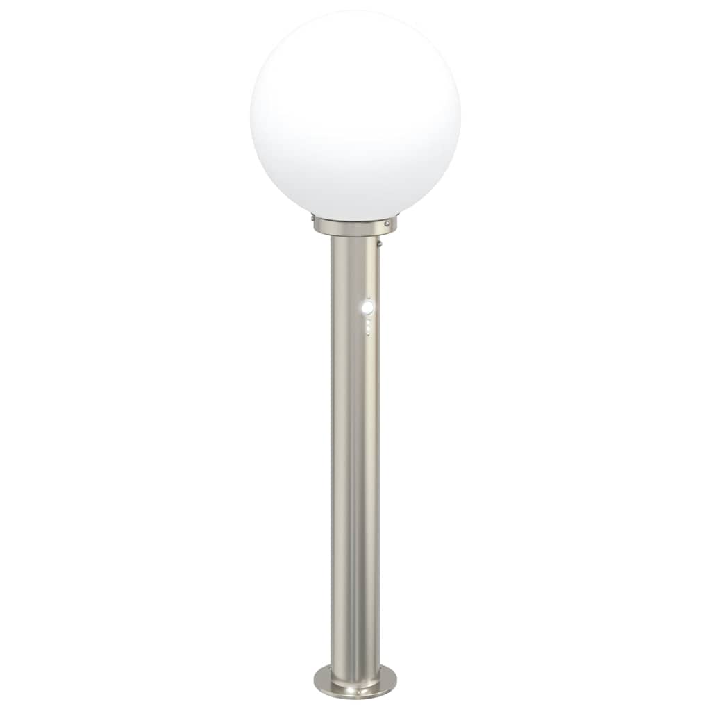 Bollard Lights with Sensor 3 pcs 80 cm Stainless Steel IP44