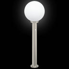 Bollard Lights with Sensor 3 pcs 80 cm Stainless Steel IP44
