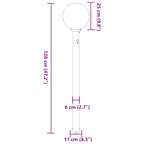 Bollard Light with Sensor 120 cm Stainless Steel IP44