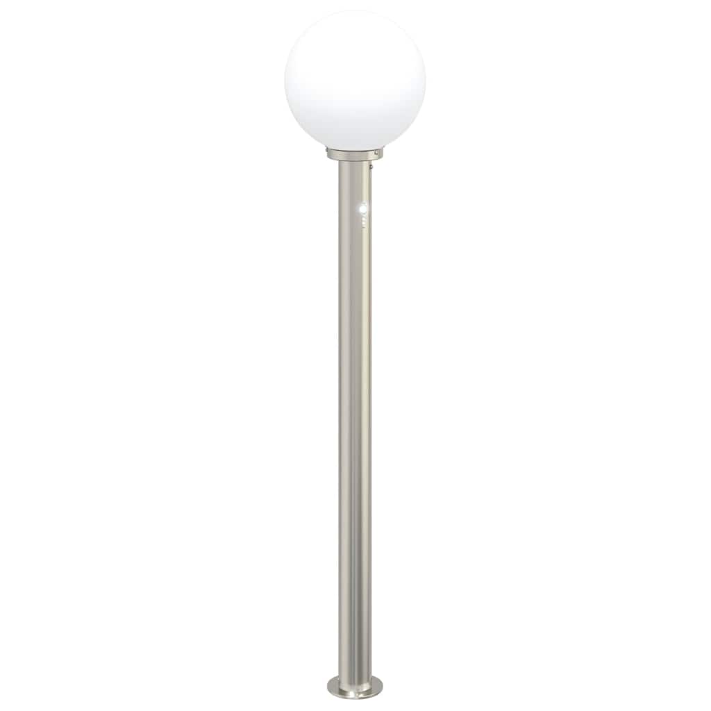 Bollard Lights with Sensor 3 pcs 120 cm Stainless Steel IP44