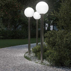 Bollard Lights with Sensor 3 pcs 120 cm Stainless Steel IP44