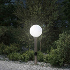Bollard Light with Outlet 80 cm Stainless Steel IP44